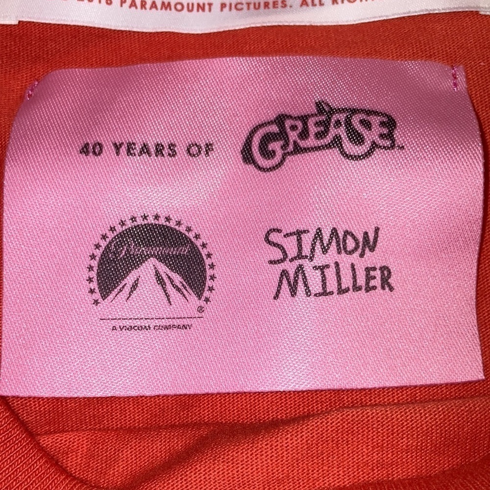 SIMON MILLER x PARAMOUNT GREASE “RIZZO”CROP TOP SZ 4 - LARGE - Picture 5 of 16